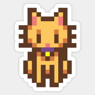 Pixel Cat 1 Sticker